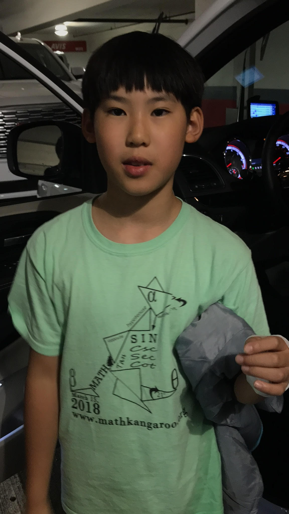 Frank Hu Math Kangaroo Shirt 2018
