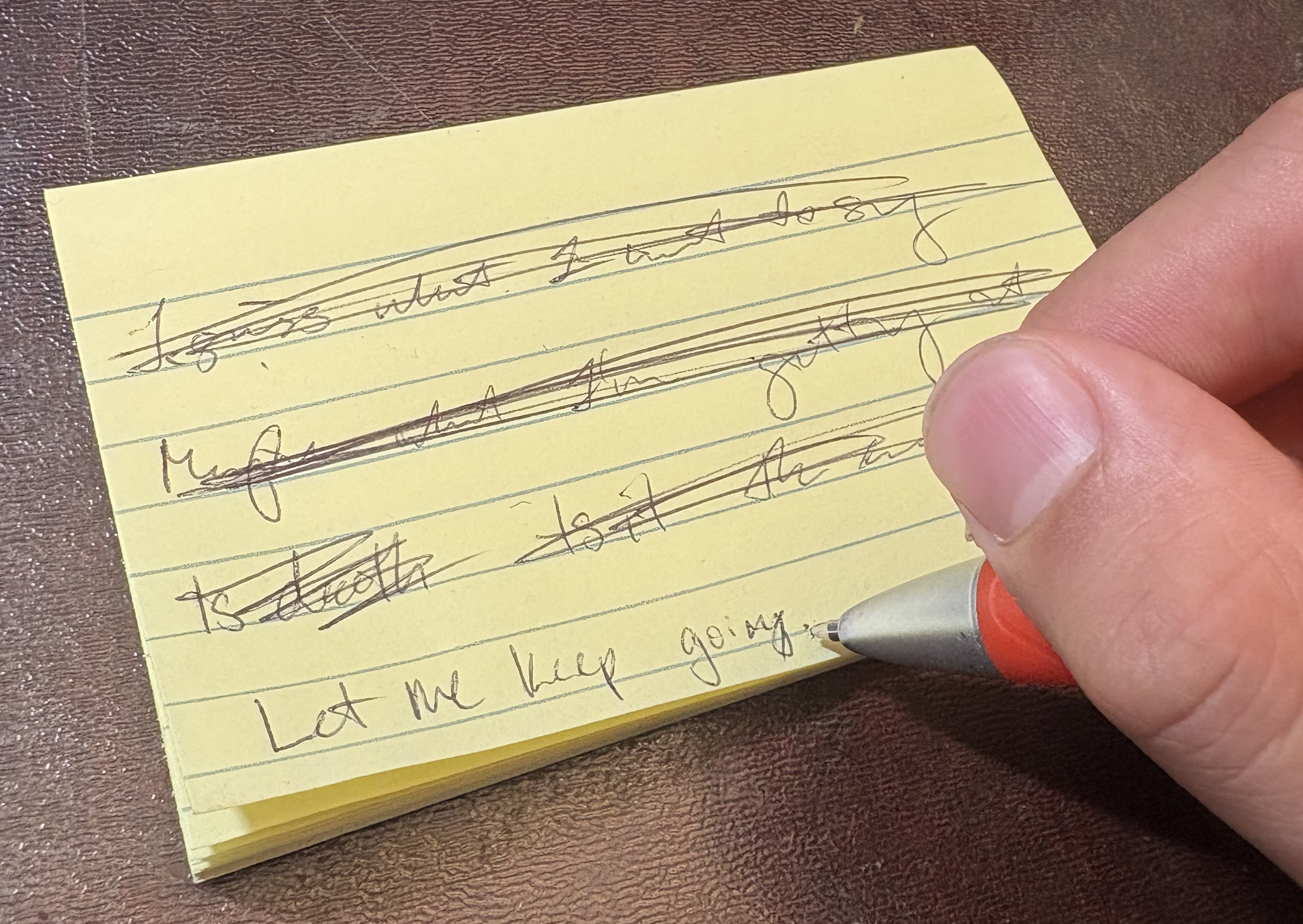 Let me keep going.