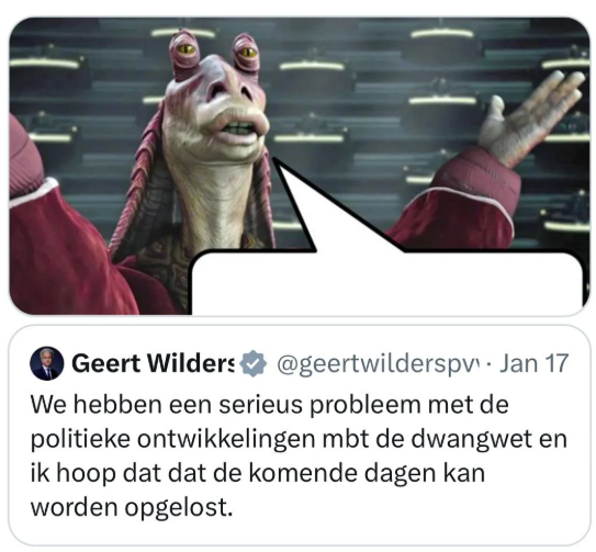A meme of Dutch's similarity with English